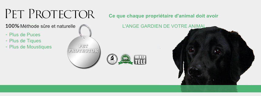 Pet Protector pour protéger votre animal de compagnie pendant 4 ans contre les puces, les tiques, les moustiques