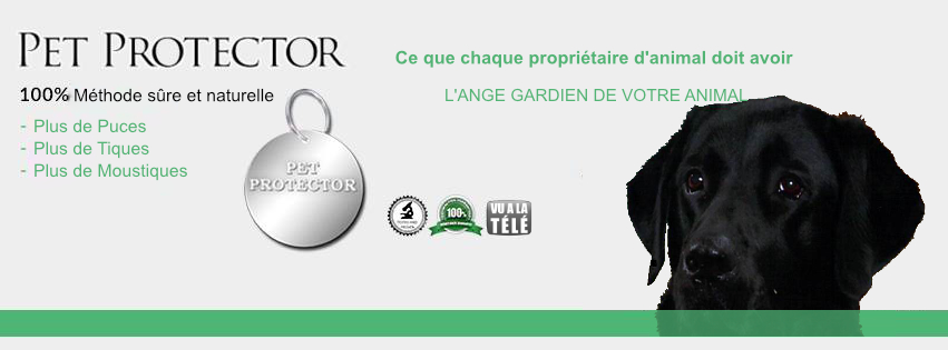 Pet Protector pour protéger votre animal de compagnie pendant 4 ans contre les puces, les tiques, les moustiques